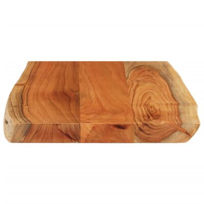 vidaXL Table Top 60x40x3.8 cm Rectangular Solid Wood Acacia Live Edge