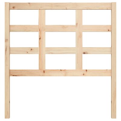 vidaXL Bed Headboard 95.5x4x100 cm Solid Wood Pine