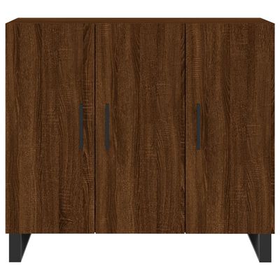 vidaXL Sideboard Brown Oak 90x34x80 cm Engineered Wood