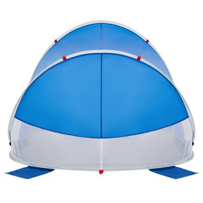 vidaXL Beach Tent Azure Blue Pop-up Waterproof