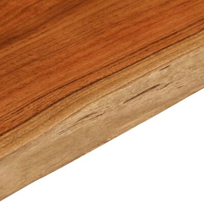 vidaXL Table Top 100x40x3.8 cm Rectangular Solid Wood Acacia Live Edge