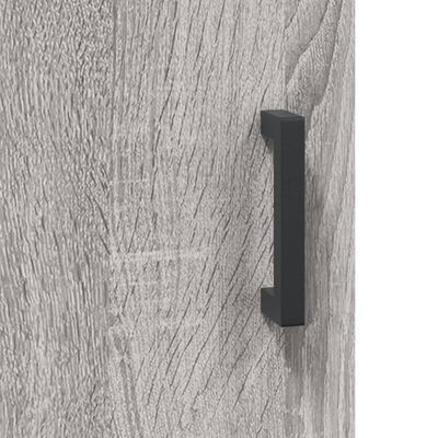 vidaXL Wall Mounted Cabinets 2 pcs Grey Sonoma Engineered Wood