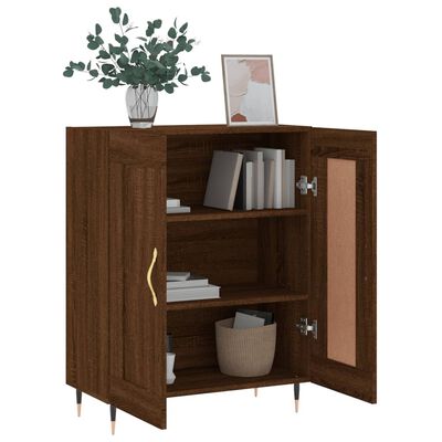 vidaXL Sideboard Brown Oak 69.5x34x90 cm Engineered Wood