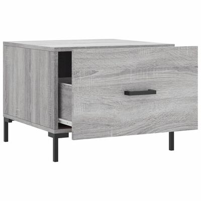 vidaXL Coffee Tables 2 pcs Grey Sonoma 50x50x40 cm Engineered Wood