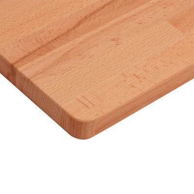 vidaXL Table Top 70x70x2.5 cm Square Solid Wood Beech