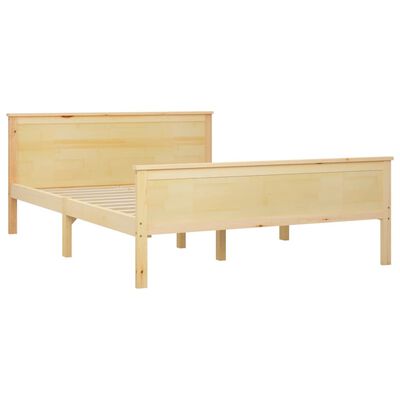 vidaXL Bed Frame without Mattress Solid Wood Pine 160x200 cm