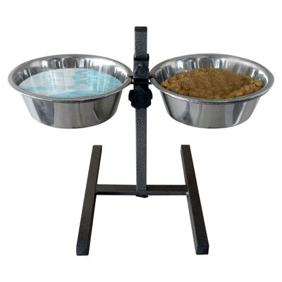Jack and Vanilla Pet Food Bowl Stand Bon Appetit 2x3.9 L