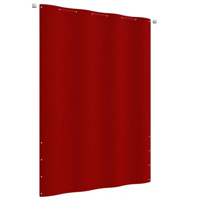 vidaXL Balcony Screen Red 160x240 cm Oxford Fabric