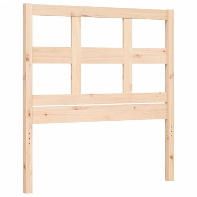 vidaXL Bed Frame without Mattress 100x200 cm Solid Wood