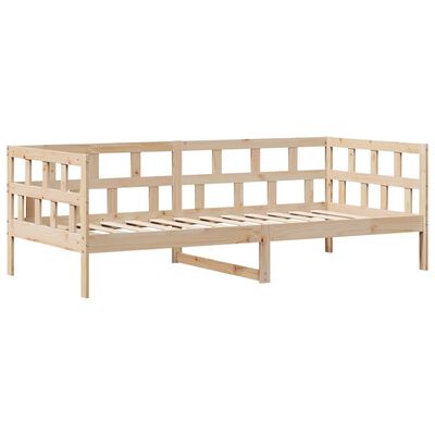 vidaXL Daybed with Drawers without Mattress 90x200 cm Solid Wood