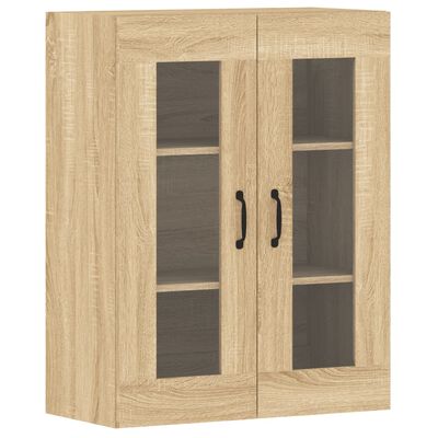 vidaXL Wall Mounted Cabinets 2 pcs Sonoma Oak Engineered Wood