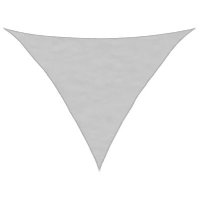 vidaXL Sun Shade Sail Light Grey 2.5x2.5x3.5 m 100% Polyester Oxford