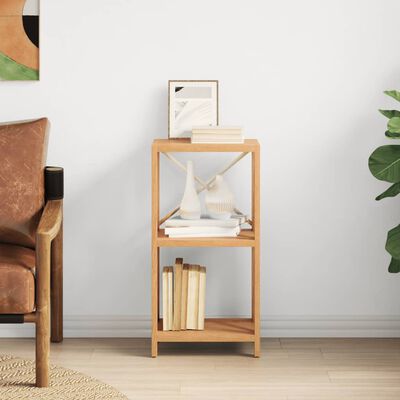 vidaXL 3-Tier Shelf 40x30x78 cm Solid Wood Oak