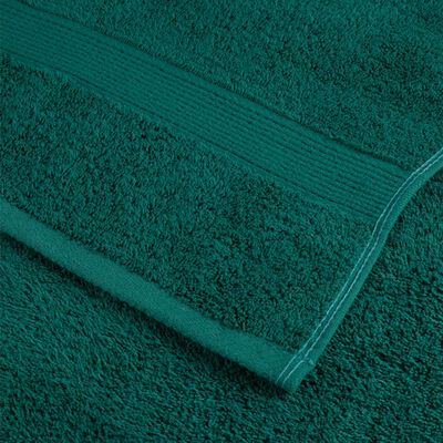 vidaXL 8 Piece Premium Towel Set SOLUND Green 600 gsm