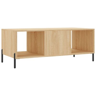 vidaXL Coffee Table Sonoma Oak 102x50x40 cm Engineered Wood