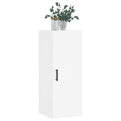 vidaXL Wall Mounted Cabinet White 34.5x34x90 cm