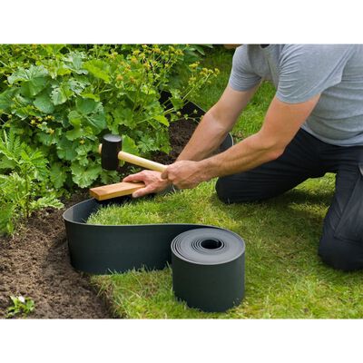 Nature Garden Border Edging 0.075x10 m 3 mm Black