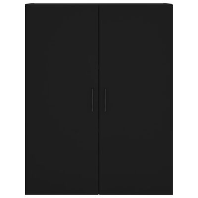 vidaXL Highboard Black 69.5x34x180 cm Engineered Wood