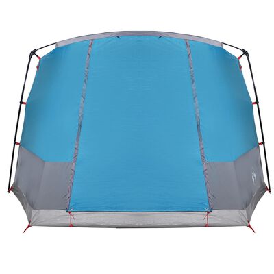 vidaXL Camping Tent Tunnel 4-Person Blue Waterproof