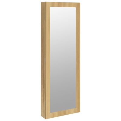 vidaXL Mirror Jewellery Cabinet Wall Mounted 37.5x10x106 cm