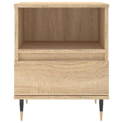 vidaXL Bedside Cabinets 2 pcs Sonoma Oak 40x35x50 cm Engineered Wood