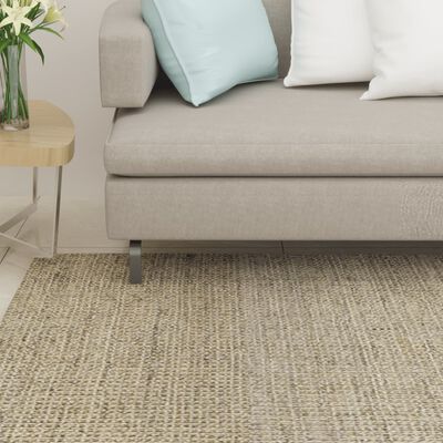 vidaXL Sisal Rug for Scratching Post Taupe 80x300 cm