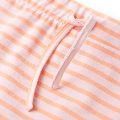 Kids' Straight Skirt with Stripes Pink 116