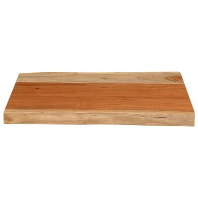 vidaXL Table Top 60x40x3.8 cm Rectangular Solid Wood Acacia Live Edge