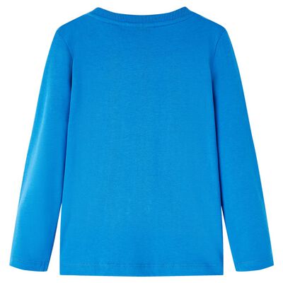 Kids' T-shirt with Long Sleeves Cobalt Blue 140