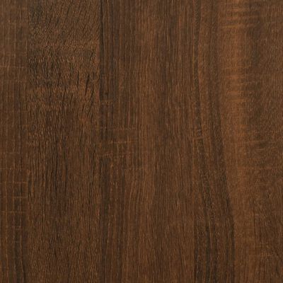 vidaXL Highboard Brown Oak 69.5x34x180 cm Engineered Wood