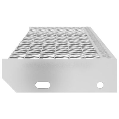 vidaXL Grate Step 90x24x7 cm Galvanised Steel