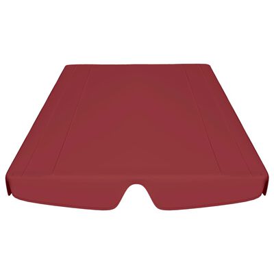 vidaXL Replacement Canopy for Garden Swing Wine Red 150/130x105/70 cm