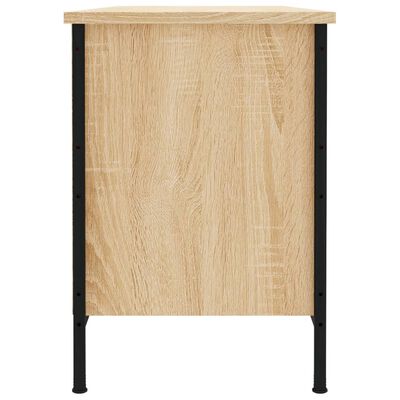 vidaXL Shoe Cabinet Sonoma Oak 100x35x50 cm Engineered Wood