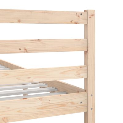 vidaXL Bed Frame without Mattress 90x190 cm Single Solid Wood