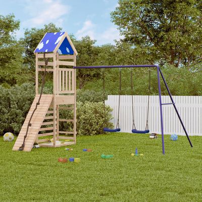 vidaXL Outdoor Playset Solid Wood Pine