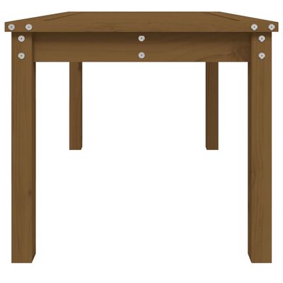 vidaXL Garden Table Honey Brown 82.5x50.5x45 cm Solid Wood Pine