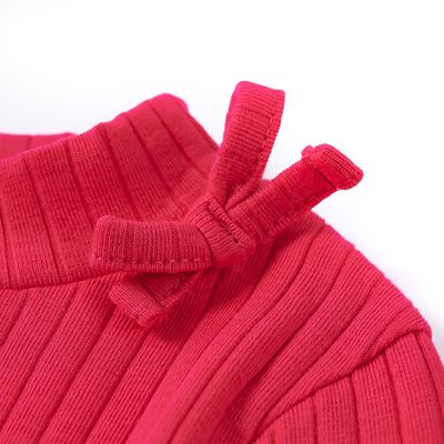 Kids' T-shirt with Long Sleeves Bright Pink 116