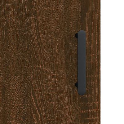 vidaXL Highboard Brown Oak 69.5x34x180 cm Engineered Wood