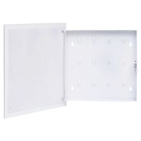 vidaXL Key Box with Magnetic Board White 35x35x5.5 cm
