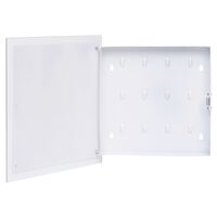 vidaXL Key Box with Magnetic Board White 30x20x5.5 cm