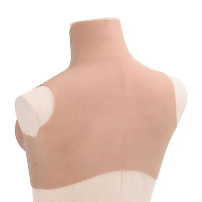 vidaXL Silicone Breastplate Natural C Cup