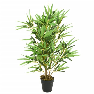 vidaXL Artificial Bamboo Tree 368 Leaves 80 cm Green