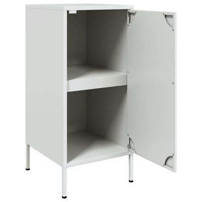 vidaXL Sideboard White 36x39x79 cm Steel