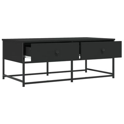 vidaXL Coffee Table Black 100x51x40 cm Engineered Wood