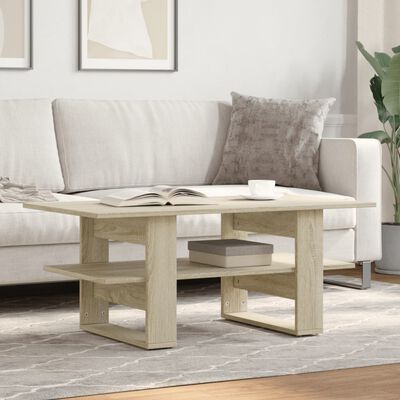 vidaXL Coffee Table Sonoma Oak 102x55x42 cm Engineered Wood