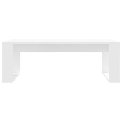 vidaXL Coffee Table White 102x50x35 cm Engineered Wood