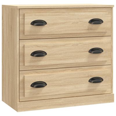 vidaXL Sideboards 2 pcs Sonoma Oak Engineered Wood