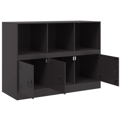 vidaXL Sideboard Black 99x39x73 cm Steel