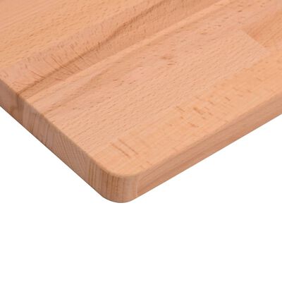 vidaXL Desk Top 100x60x1.5 cm Solid Wood Beech