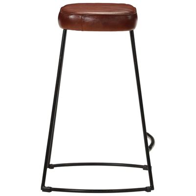 vidaXL Bar Stools 2 pcs Dark Brown 41x29x62 cm